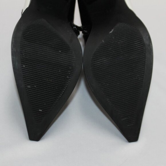 Jeeini of Paris Black Faux Leather Ankles Boots - Picture 9 of 13